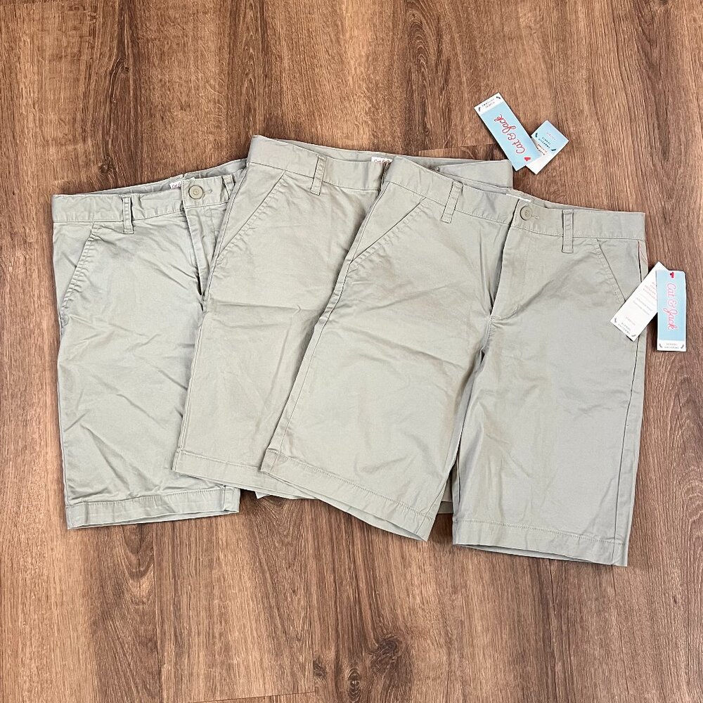 Cat & Jack Boys Light Khaki Shorts Set of 3